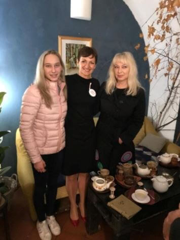 Darja Garnbret with her daughter Janja Garnbret.